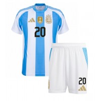 Dětský fotbalový dres Argentina Alexis Mac Allister #20 Copa America 2024 Domácí Krátký Rukáv (+ trenýrky)